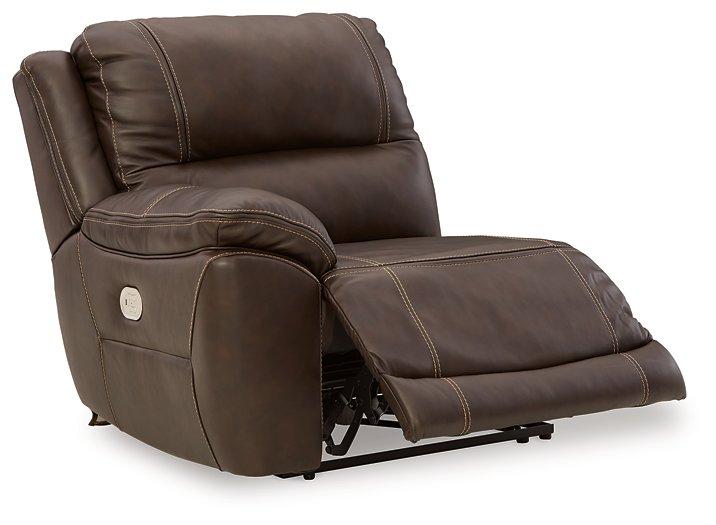 Dunleith Power Reclining Loveseat with Console - Visions in Furniture (La Mirada, CA)