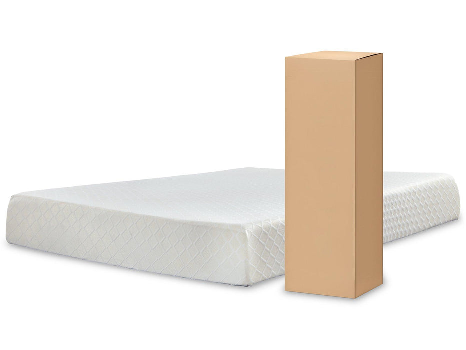 10 Inch Chime Memory Foam Mattress Set - Visions in Furniture (La Mirada, CA)