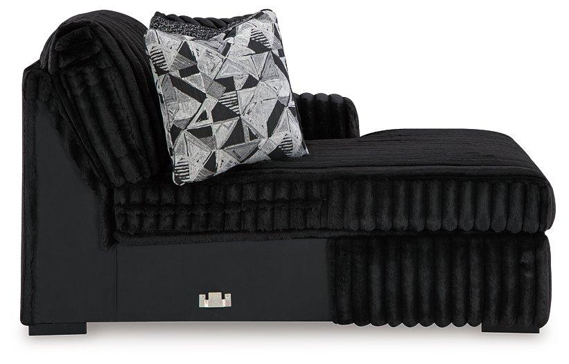 Midnight-Madness Super Chaise - Visions in Furniture (La Mirada, CA)