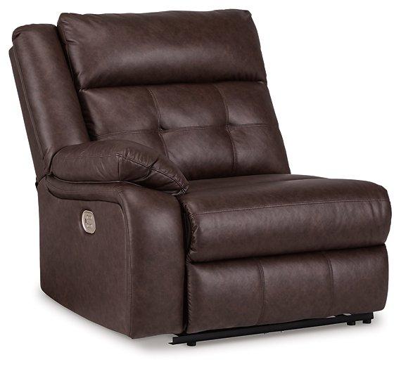 Punch Up Power Reclining Sectional Loveseat with Console - Visions in Furniture (La Mirada, CA)