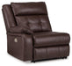 Punch Up Power Reclining Sectional Loveseat with Console - Visions in Furniture (La Mirada, CA)