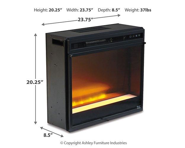 Wildenauer 76" TV Stand with Electric Fireplace - Visions in Furniture (La Mirada, CA)