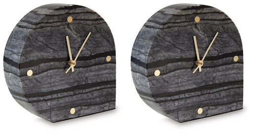 Janmour Table Clock (Set of 2) - Visions in Furniture (La Mirada, CA)