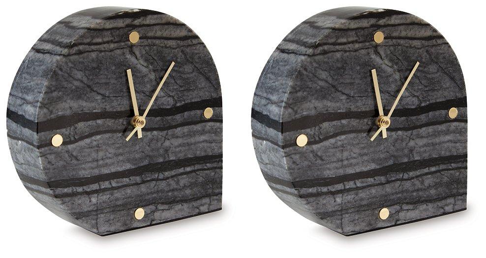Janmour Table Clock (Set of 2) - Visions in Furniture (La Mirada, CA)