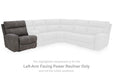 Next-Gen DuraPella Power Reclining Sectional Loveseat - Visions in Furniture (La Mirada, CA)