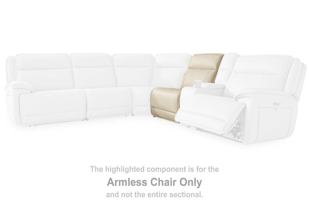 Double Deal Reclining Sectional with Console - Visions in Furniture (La Mirada, CA)