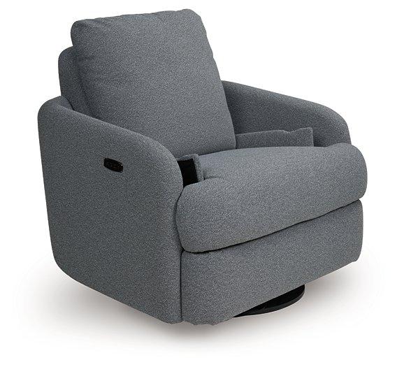 Alainmont Next-Gen Nuvella Swivel Power Recliner - Visions in Furniture (La Mirada, CA)