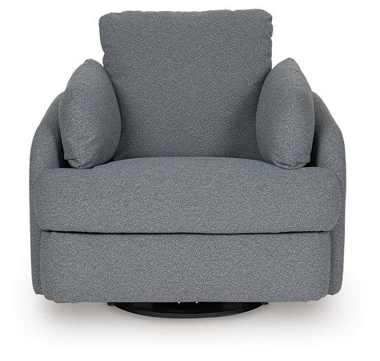 Alainmont Next-Gen Nuvella Swivel Power Recliner - Visions in Furniture (La Mirada, CA)