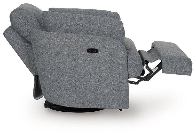 Alainmont Next-Gen Nuvella Swivel Power Recliner - Visions in Furniture (La Mirada, CA)