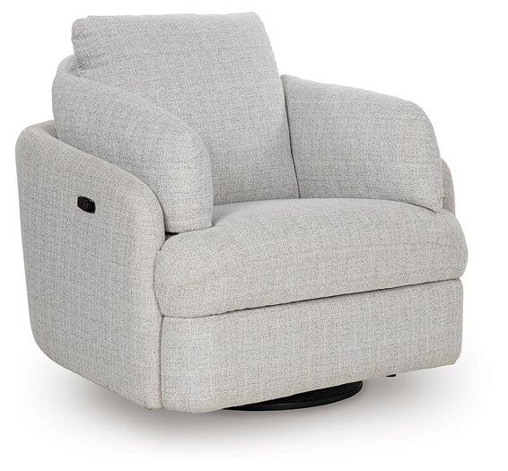 Alainmont Next-Gen Nuvella Swivel Power Recliner - Visions in Furniture (La Mirada, CA)