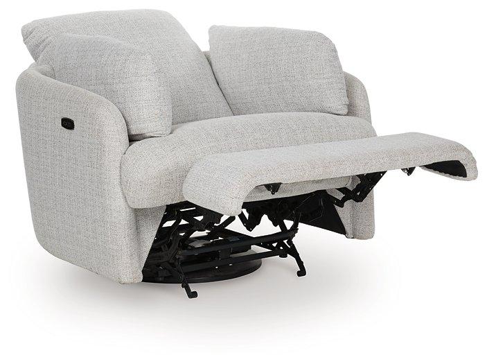 Alainmont Next-Gen Nuvella Swivel Power Recliner - Visions in Furniture (La Mirada, CA)