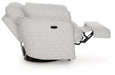 Alainmont Next-Gen Nuvella Swivel Power Recliner - Visions in Furniture (La Mirada, CA)