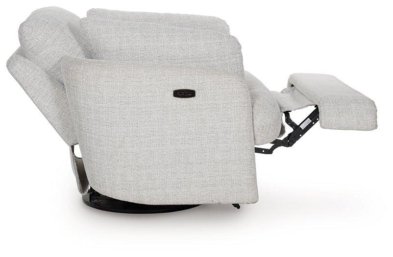 Alainmont Next-Gen Nuvella Swivel Power Recliner - Visions in Furniture (La Mirada, CA)