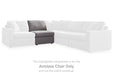 Modmax Balanced Sectional with Audio and Storage Consoles - Visions in Furniture (La Mirada, CA)