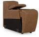Magic Man Power Reclining Sectional with Console - Visions in Furniture (La Mirada, CA)