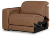 Magic Man Power Reclining Sectional Loveseat - Visions in Furniture (La Mirada, CA)