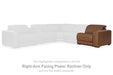 Magic Man Power Reclining Sectional with Console - Visions in Furniture (La Mirada, CA)