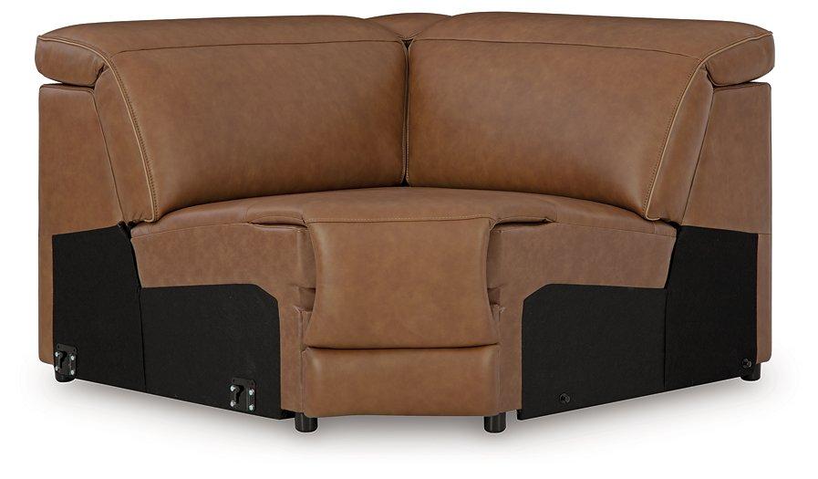 Magic Man Power Reclining Sectional with Console - Visions in Furniture (La Mirada, CA)