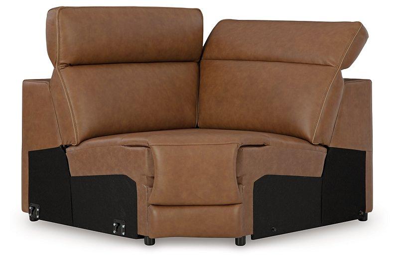 Magic Man Power Reclining Sectional with Console - Visions in Furniture (La Mirada, CA)