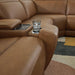 Magic Man Power Reclining Sectional with Console - Visions in Furniture (La Mirada, CA)