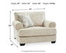 Monaghan Oversized Chair and Ottoman - Visions in Furniture (La Mirada, CA)
