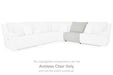Top Tier Sectional Sofa Chaise - Visions in Furniture (La Mirada, CA)
