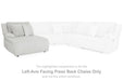 Top Tier Sectional Sofa Chaise - Visions in Furniture (La Mirada, CA)