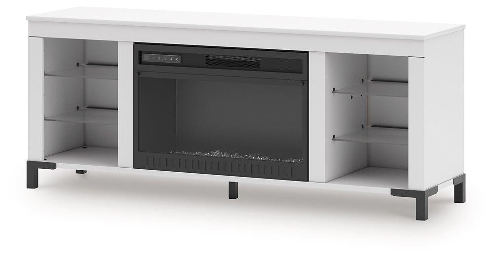 Brollevi 60" TV Stand with Electric Fireplace - Visions in Furniture (La Mirada, CA)