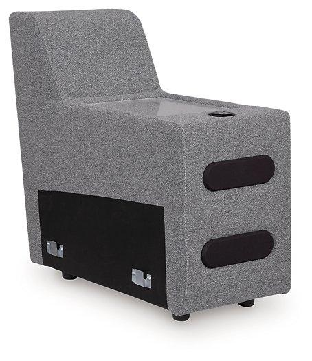 Modmax II Power Reclining Sectional with Audio Consoles - Visions in Furniture (La Mirada, CA)