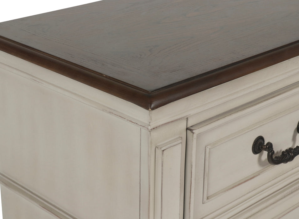 Anastasia Nightstand - Ant. White