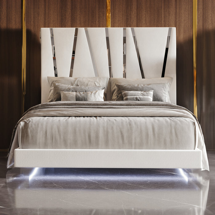 Europa 6/0 Wk Headboard, Footboard & Slats-White