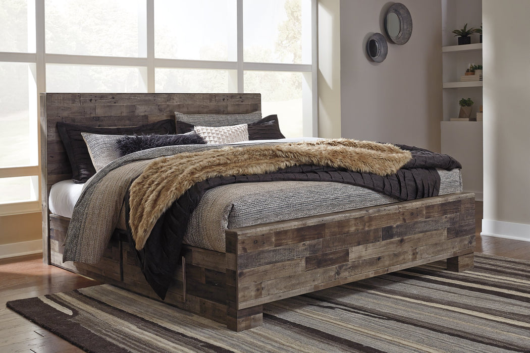 Derekson Bed with 2 Side Storage - Visions in Furniture (La Mirada, CA)