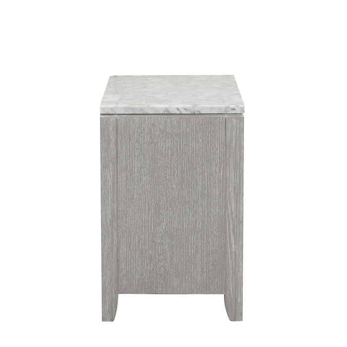 Fiona Nightstand-Mist Gray