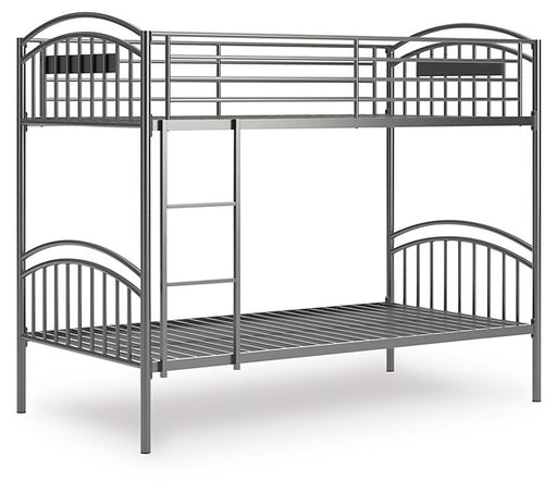 Lanceburg Bunk Bed with Ladder - Visions in Furniture (La Mirada, CA)