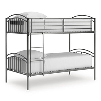 Lanceburg Bunk Bed with Ladder - Visions in Furniture (La Mirada, CA)
