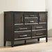 Andover 60" Dresser W/Doors-Nutmeg