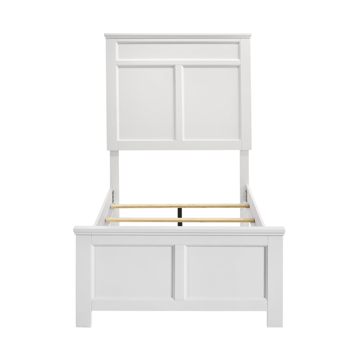 Andover 3/3 T Headboard, Footboard & Slats-White