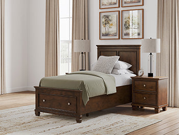 Danabrin Panel Storage Bed