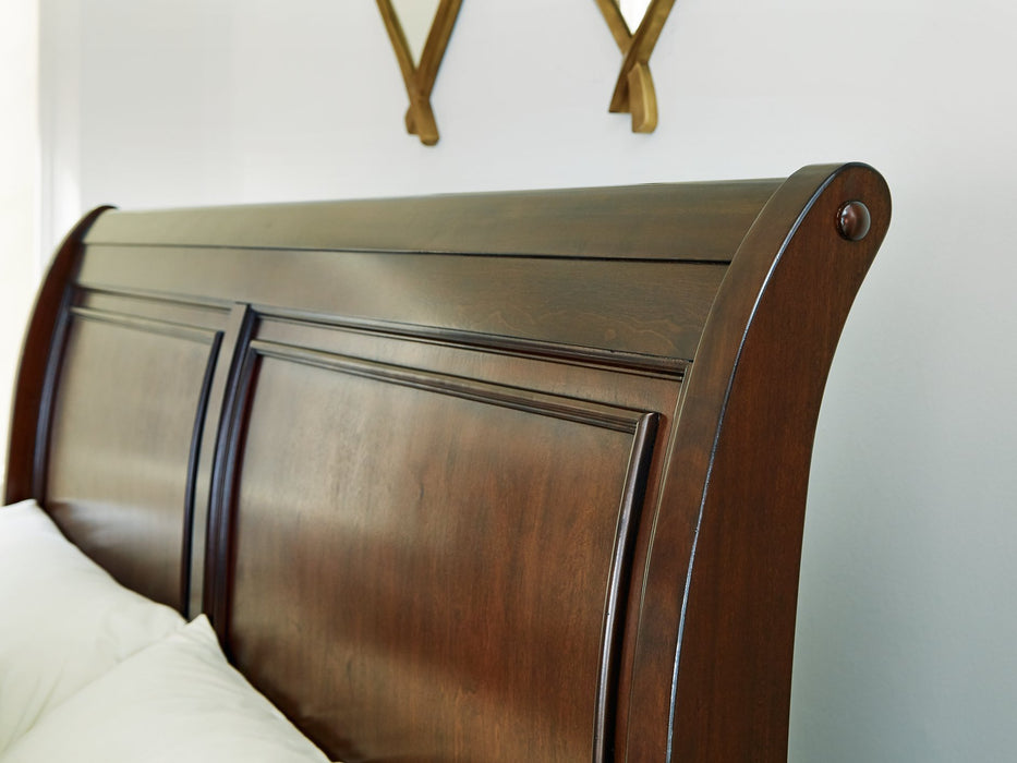 Trellington Sleigh Storage Bed - Visions in Furniture (La Mirada, CA)