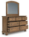 Feddinger Dresser and Mirror - Visions in Furniture (La Mirada, CA)