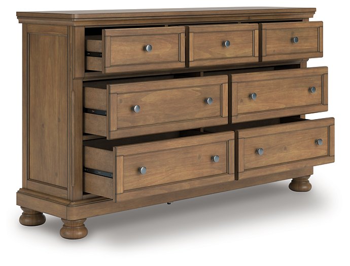Feddinger Dresser and Mirror - Visions in Furniture (La Mirada, CA)