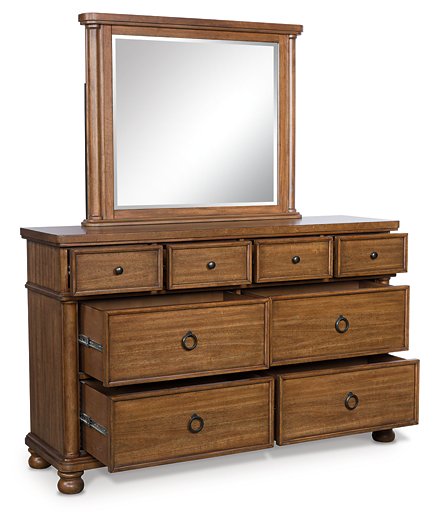 Chadworth Dresser and Mirror - Visions in Furniture (La Mirada, CA)