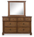 Chadworth Dresser and Mirror - Visions in Furniture (La Mirada, CA)