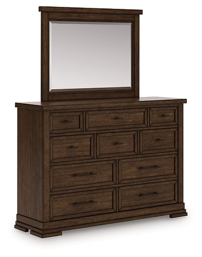 Taffenbrook Dresser and Mirror - Visions in Furniture (La Mirada, CA)