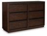 Dilenno Dresser and Mirror - Visions in Furniture (La Mirada, CA)
