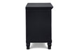 TAMARACK NIGHTSTAND- BLACK - Visions in Furniture (La Mirada, CA)