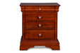 VERSAILLES NIGHTSTAND- BORDEAUX - Visions in Furniture (La Mirada, CA)