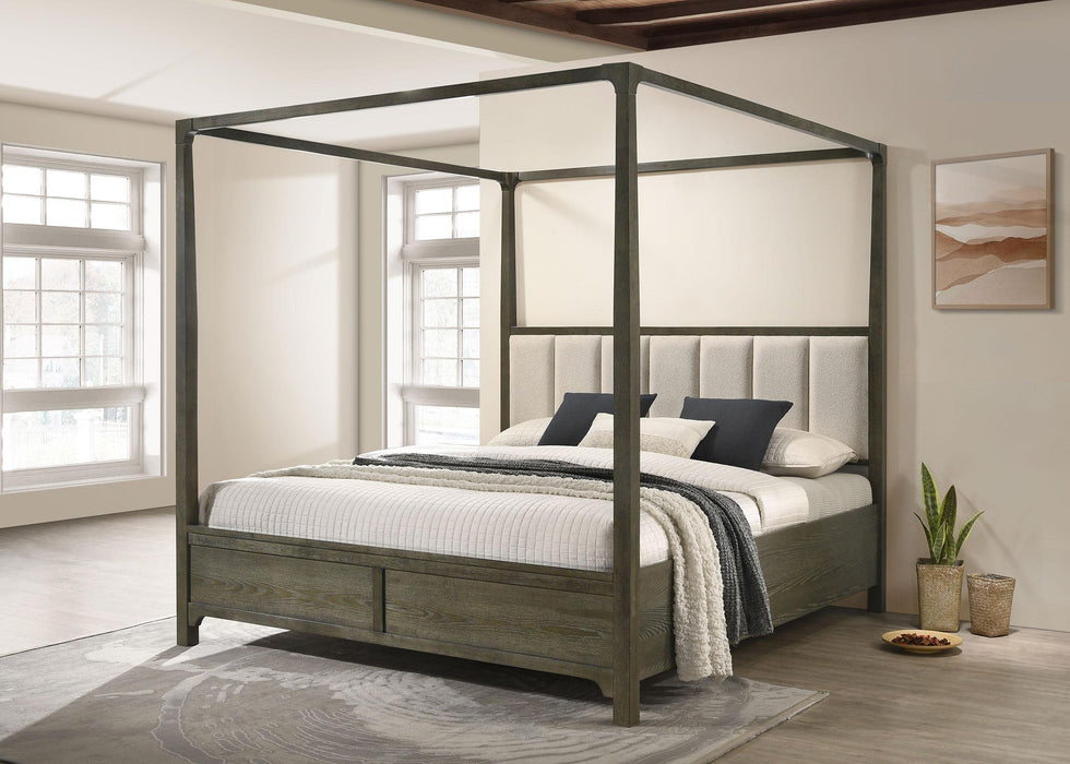 Gran Park Canopy Bed Dark Cocoa - Visions in Furniture (La Mirada, CA)