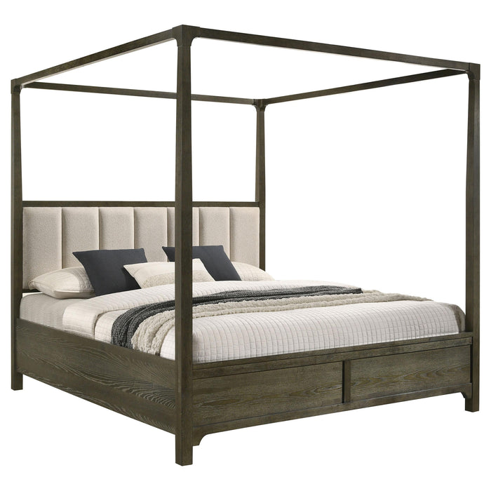 Gran Park Canopy Bed Dark Cocoa - Visions in Furniture (La Mirada, CA)