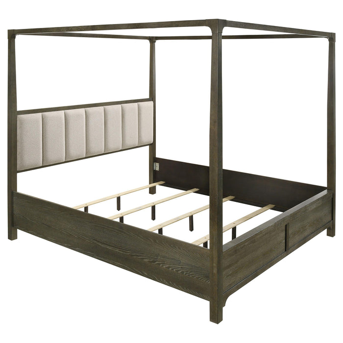 Gran Park Canopy Bed Dark Cocoa - Visions in Furniture (La Mirada, CA)